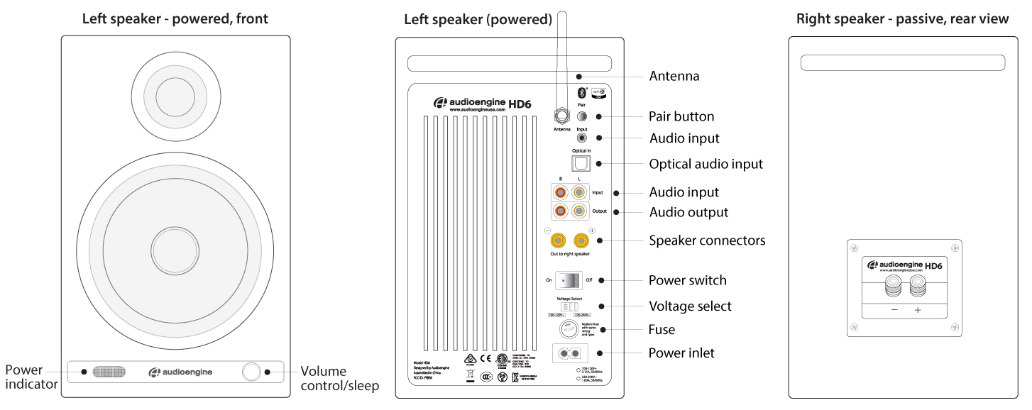 audioengine hd6 specs